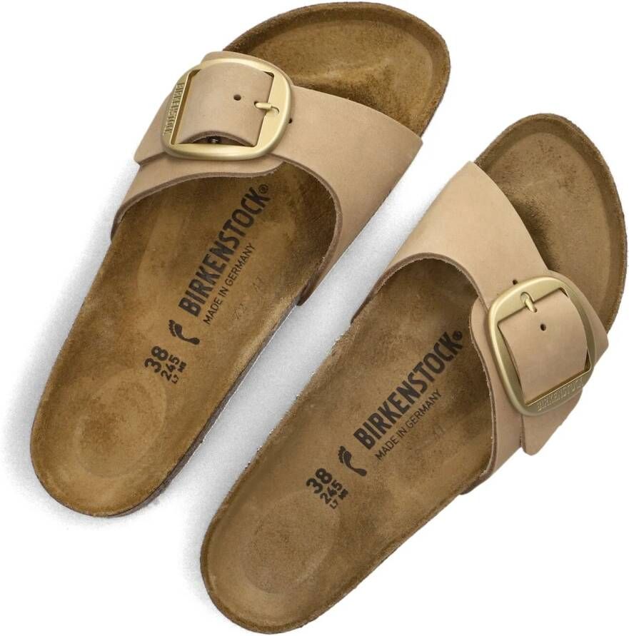 BIRKENSTOCK Beige Slippers Madrid Big Buckle Dames