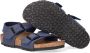 Birkenstock New York Junior Birko Flor BC Narrow Junior Sandaal Marineblauw - Thumbnail 8