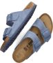 Birkenstock Lichtblauwe Leren Sandalen voor Blue - Thumbnail 7