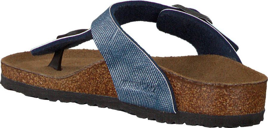 Birkenstock Blauwe Teenslippers Gizeh Kids