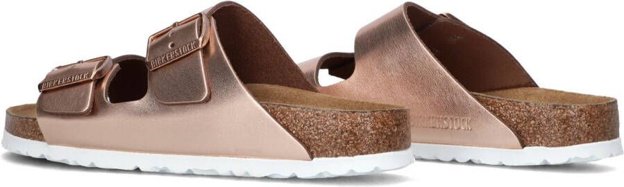 BIRKENSTOCK Bronze Slippers Arizona Met Shine