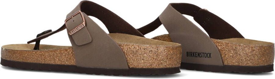BIRKENSTOCK Bruine Slippers Gizeh Heren