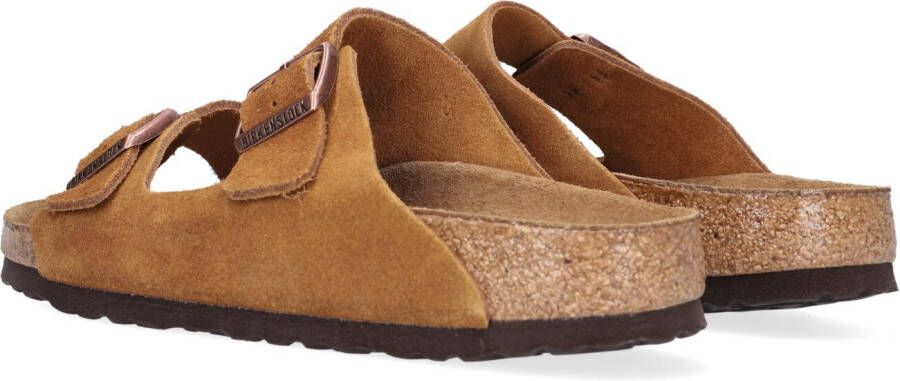 Birkenstock Cognac Slippers Arizona Dames