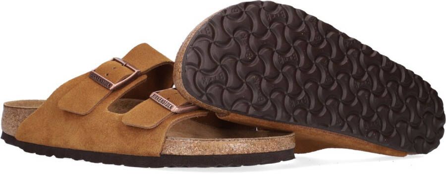 Birkenstock Cognac Slippers Arizona Dames