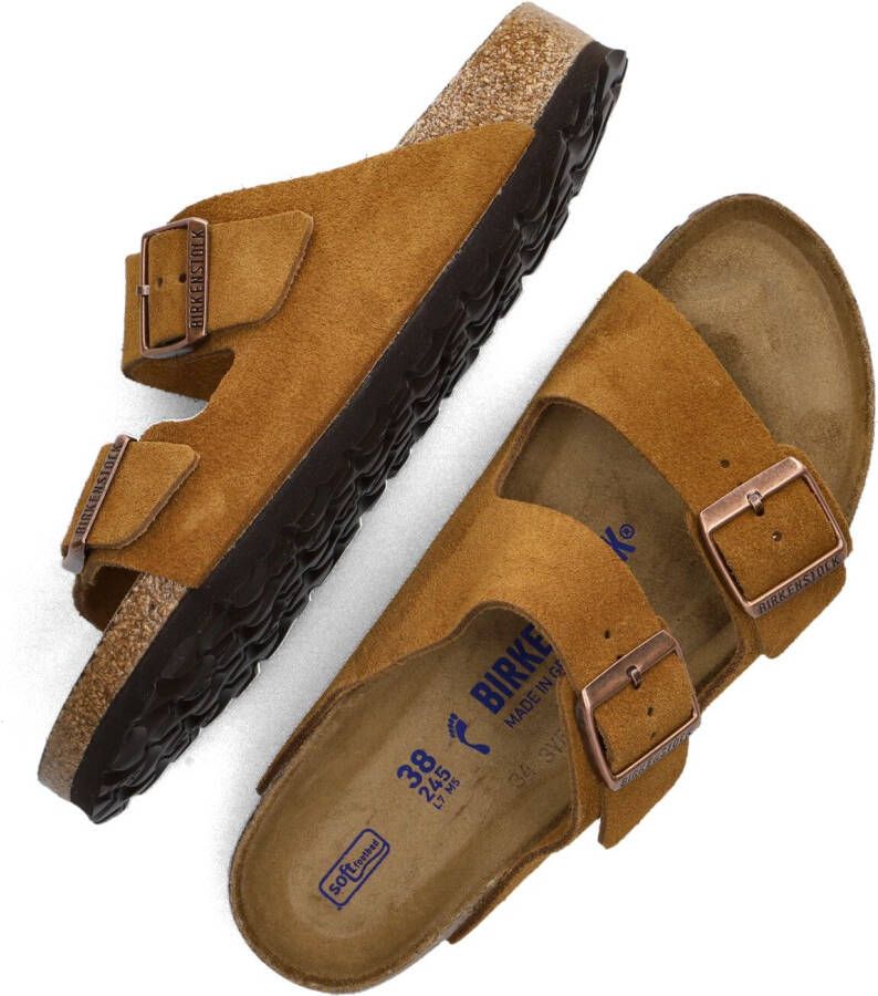 BIRKENSTOCK Cognac Slippers Arizona Sue