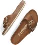 BIRKENSTOCK Cognac Slippers Madrid Oiled Led - Thumbnail 5