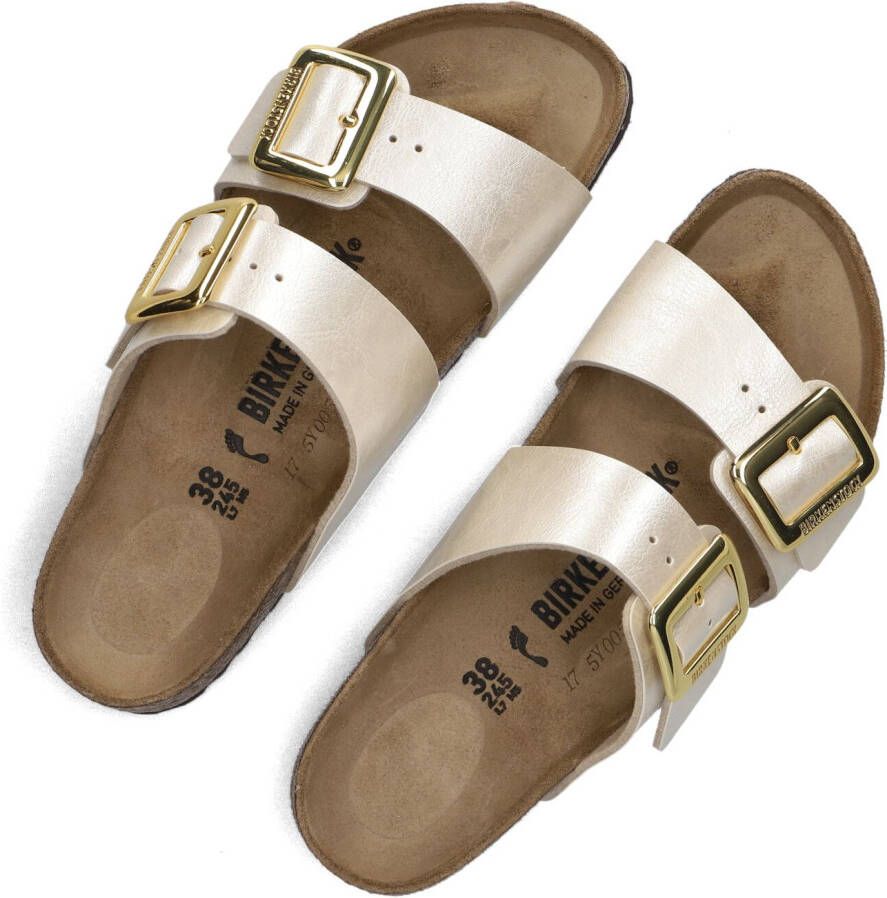 BIRKENSTOCK Gouden Slippers Sydney Cushion Buckle