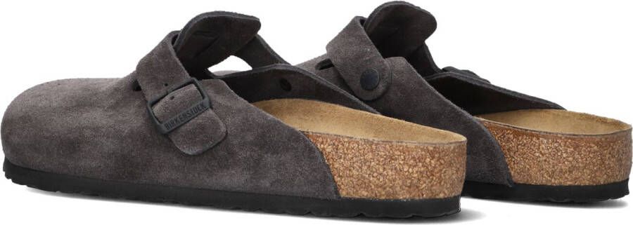 BIRKENSTOCK Grijze Slippers Boston Heren