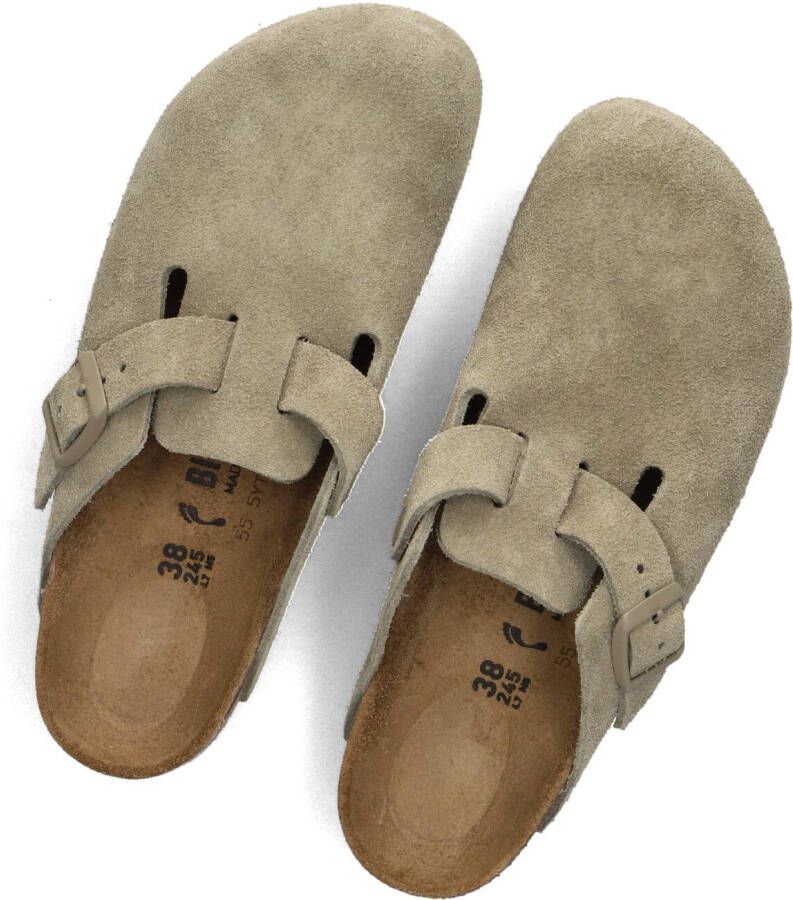 BIRKENSTOCK Groene Instappers Boston Dames
