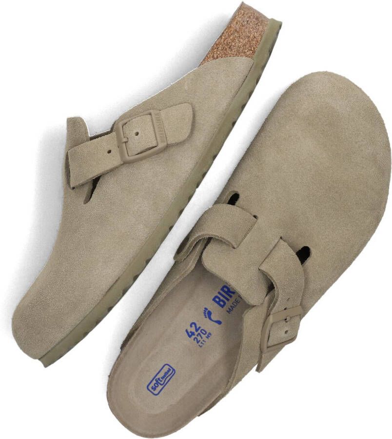 BIRKENSTOCK Groene Pantoffels Boston Heren