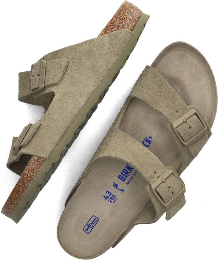 BIRKENSTOCK Beige Slippers Arizona Heren