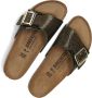 BIRKENSTOCK Slippers Dames Catalina Cushion Buckle Maat: 41 Materiaal: Leatherlook Kleur: Groen - Thumbnail 5