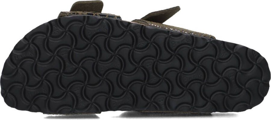 BIRKENSTOCK Groene Slippers Sydney Cushion