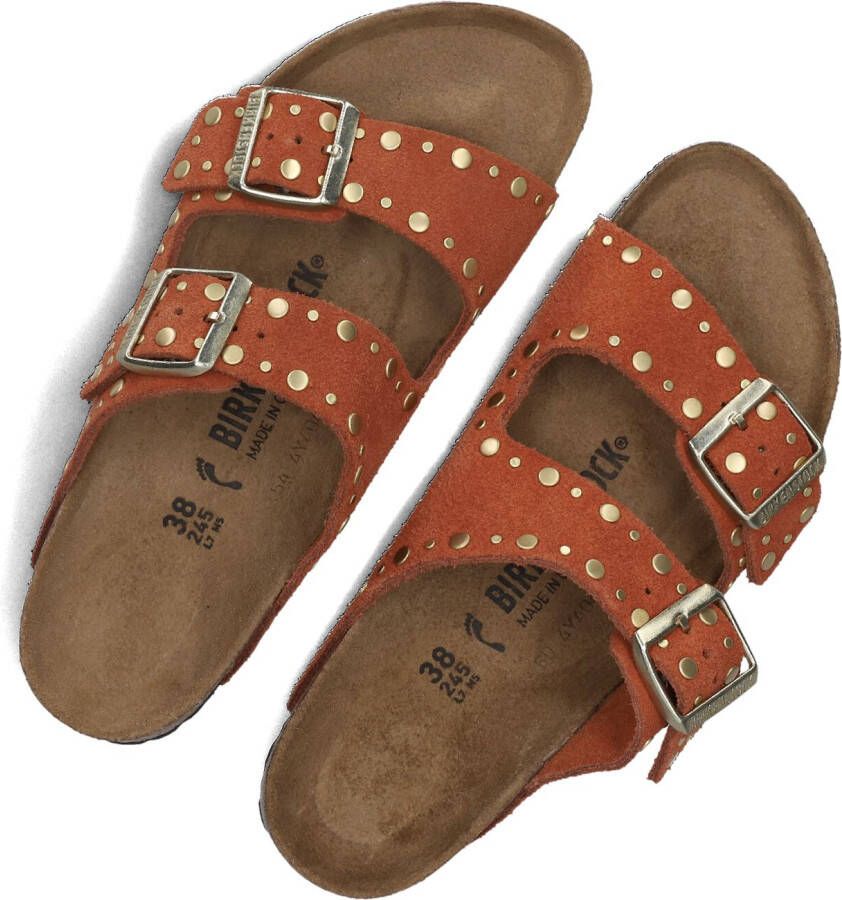 BIRKENSTOCK Oranje Slippers Arizona Rivet Border