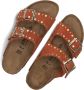BIRKENSTOCK Teenslippers Dames Arizona Rivet Border Maat: 40 Materiaal: Suède Kleur: Oranje - Thumbnail 8