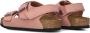 Birkenstock Kid's Milano AS Birkibuc Sandalen Narrow roze bruin - Thumbnail 5