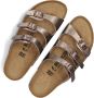 Birkenstock Florida Narrow Birko-Flor Graceful Taupe - Thumbnail 7