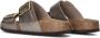 BIRKENSTOCK Slippers Dames Sydney Cushion Buckle Maat: 43 Materiaal: Leer Kleur: Bronskleurig - Thumbnail 6