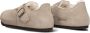 Birkenstock LONDON SHEARLING SUEDE LEATHER Dames pantoffelsHeren pantoffels Taupe - Thumbnail 8