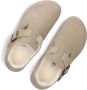 Birkenstock LONDON SHEARLING SUEDE LEATHER Dames pantoffelsHeren pantoffels Taupe - Thumbnail 10