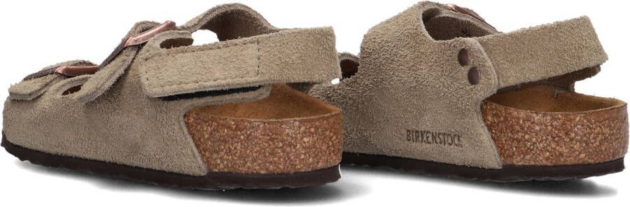 Birkenstock Kids Milano Narrow Suede Taupe - Foto 4