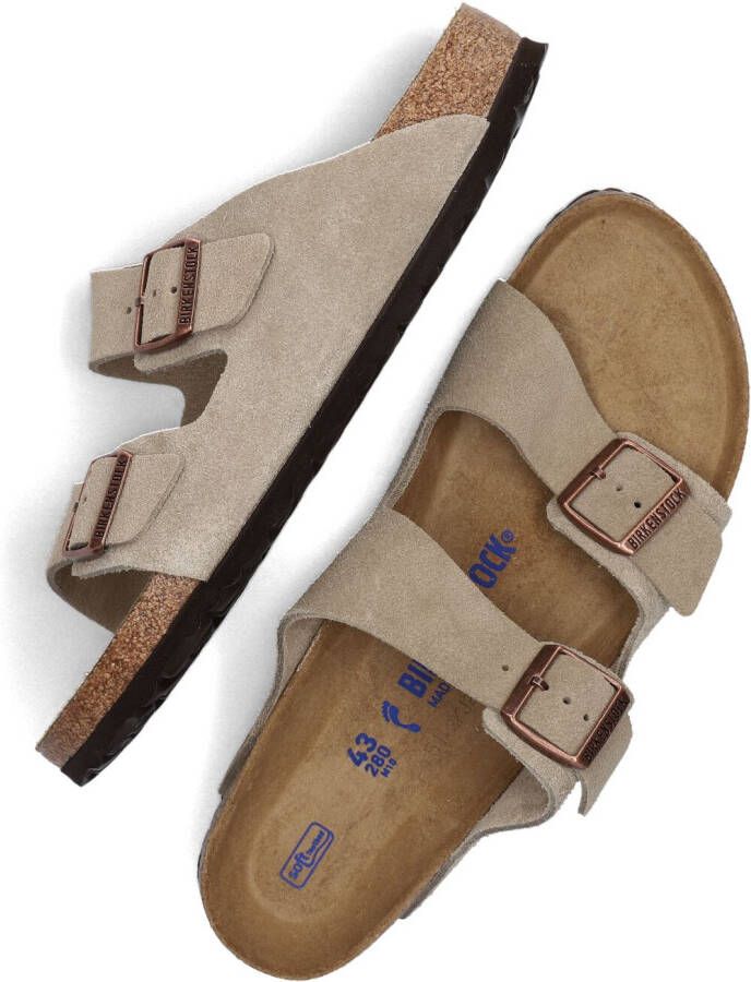 BIRKENSTOCK Taupe Slippers Arizona Sue