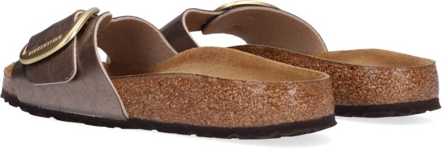 BIRKENSTOCK Taupe Slippers Madrid Big Buckle Dames