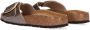 BIRKENSTOCK Slippers Dames Madrid Big Buckle Dames Maat: 43 Kleur: Taupe - Thumbnail 4