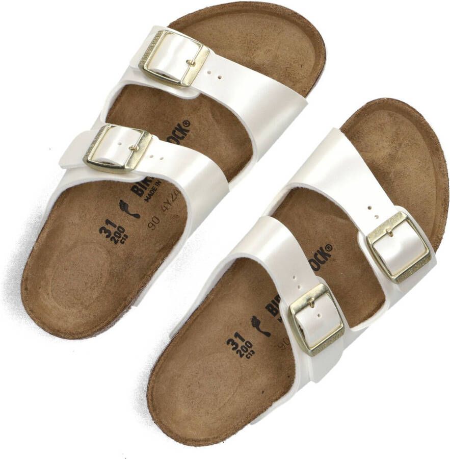 BIRKENSTOCK Witte Slippers Arizona