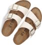 Birkenstock Sandalen Arizona Synthetic Leo Narrow Eggshell - Thumbnail 8