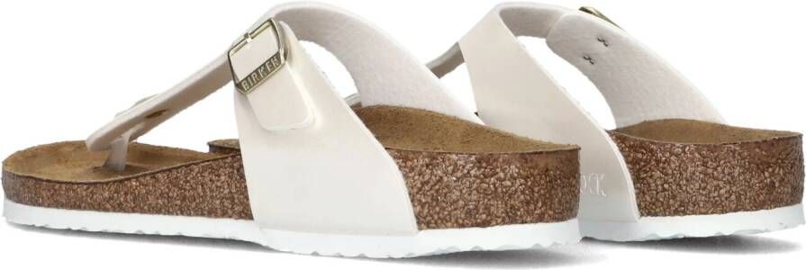 BIRKENSTOCK Witte Slippers Gizeh Kids