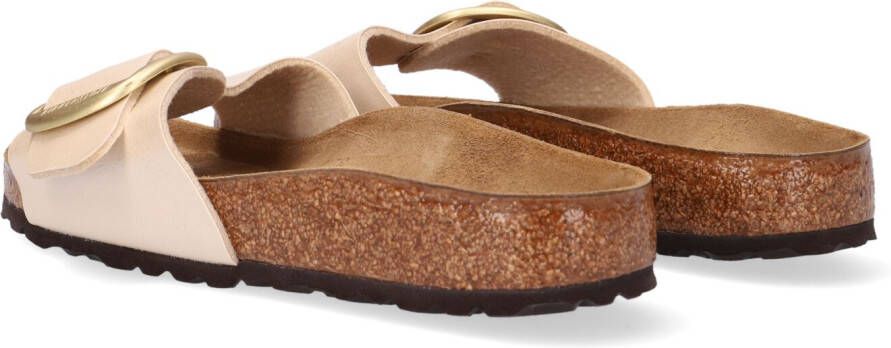 Birkenstock Witte Slippers Madrid Big Buckle