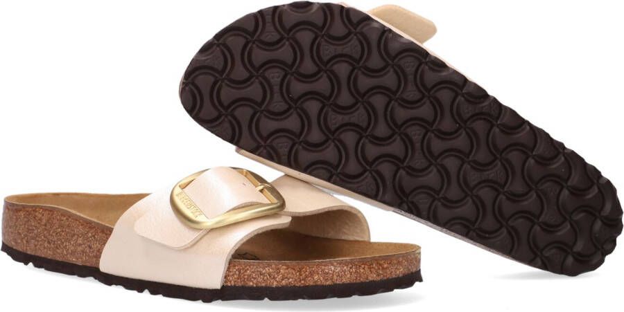 Birkenstock Witte Slippers Madrid Big Buckle