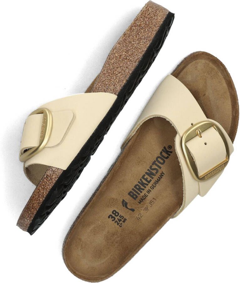 BIRKENSTOCK Witte Slippers Madrid Big Buckle Dames