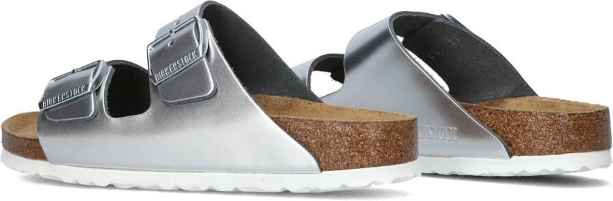 BIRKENSTOCK Zilveren Slippers Arizona Met Shine