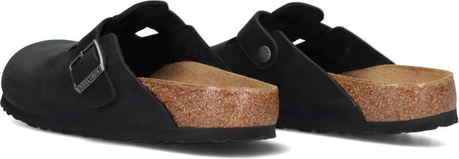 BIRKENSTOCK Zwarte Instappers Boston Heren