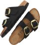 Birkenstock Arizona Dames Slippers Black Narrow fit | Zwart | Nubuck - Thumbnail 5