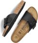 Birkenstock Satin Finish Sandal with Metal Buckle Black Dames - Thumbnail 10