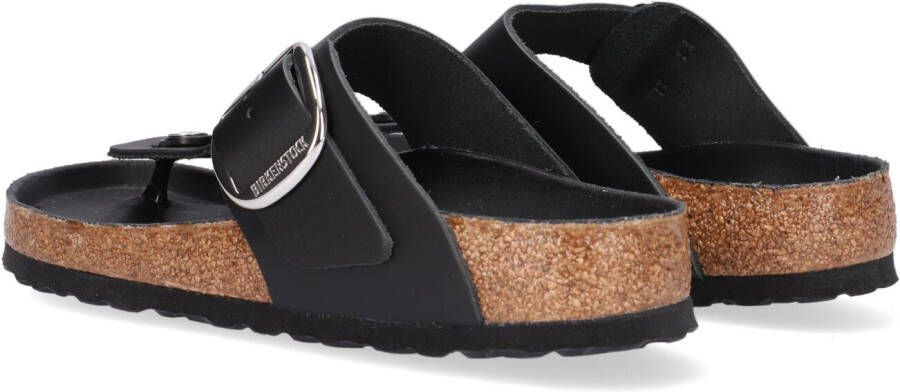 Birkenstock Zwarte Slippers Gizeh Big Buckle