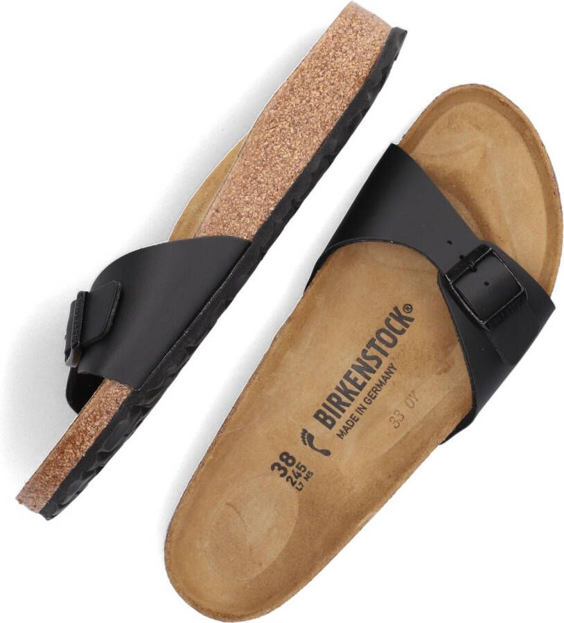 BIRKENSTOCK Zwarte Slippers Madrid