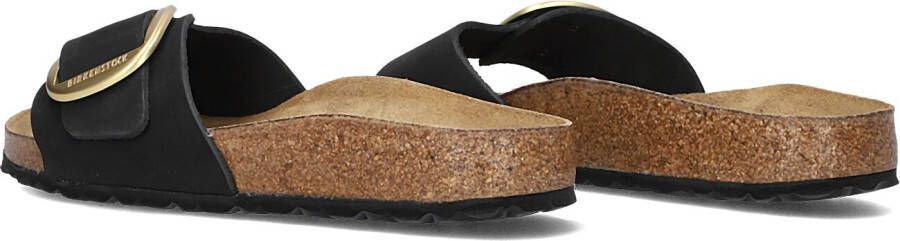 BIRKENSTOCK Zwarte Slippers Madrid Big Buckle