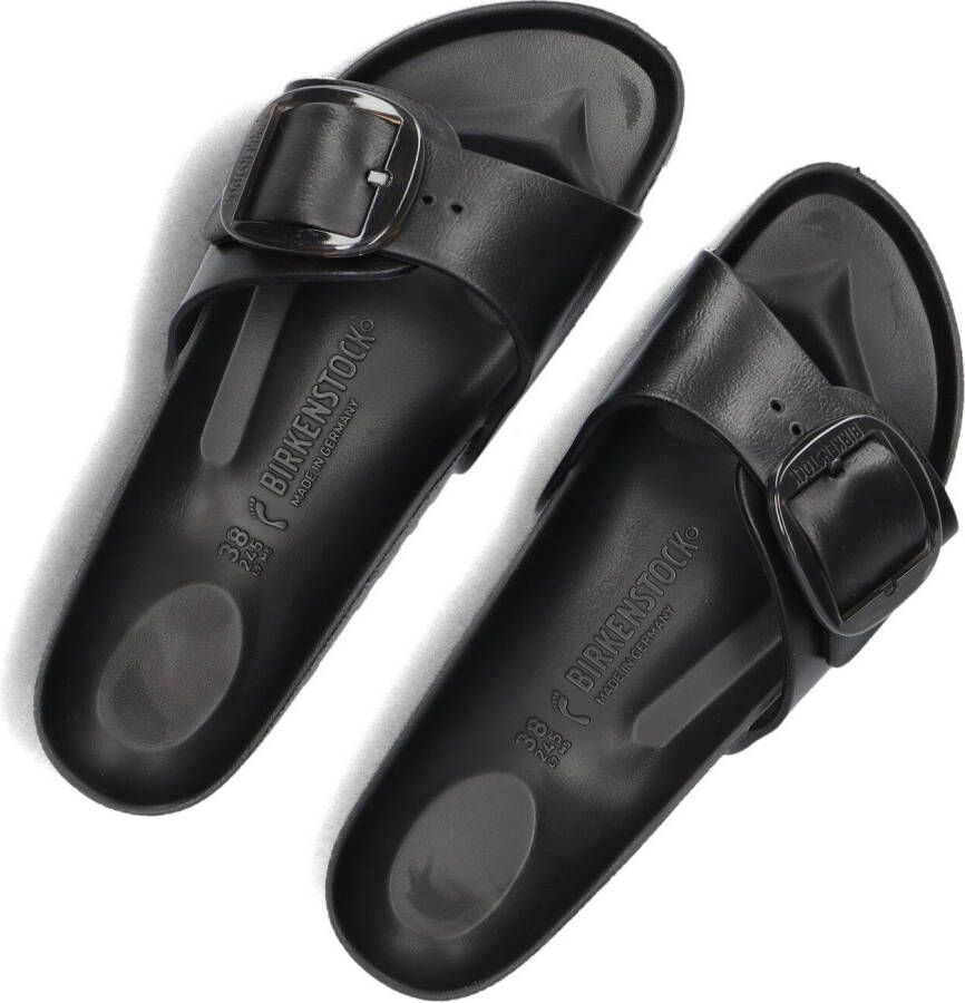 BIRKENSTOCK Zwarte Slippers Madrid Big Buckle