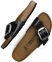 BIRKENSTOCK Slippers Dames Madrid Big Buckle Dames Maat: 36 Materiaal: Leer Kleur: Zwart - Thumbnail 10