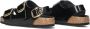 BIRKENSTOCK Slippers Dames Milano Big Buckle Dames Maat: 40 Materiaal: Leer Kleur: Zwart - Thumbnail 4