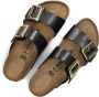 BIRKENSTOCK Slippers Dames Sydney Cushion Buckle Maat: 37 Materiaal: Leatherlook Kleur: Zwart - Thumbnail 7