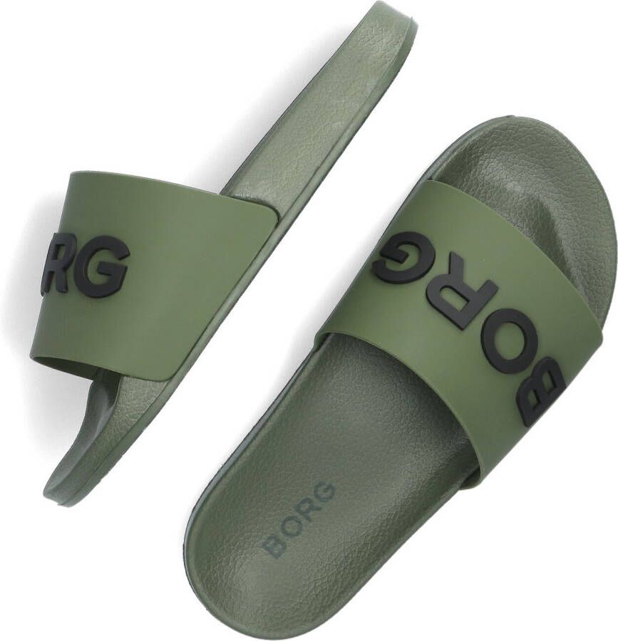 BJORN BORG Groene Badslippers Knox Mld K