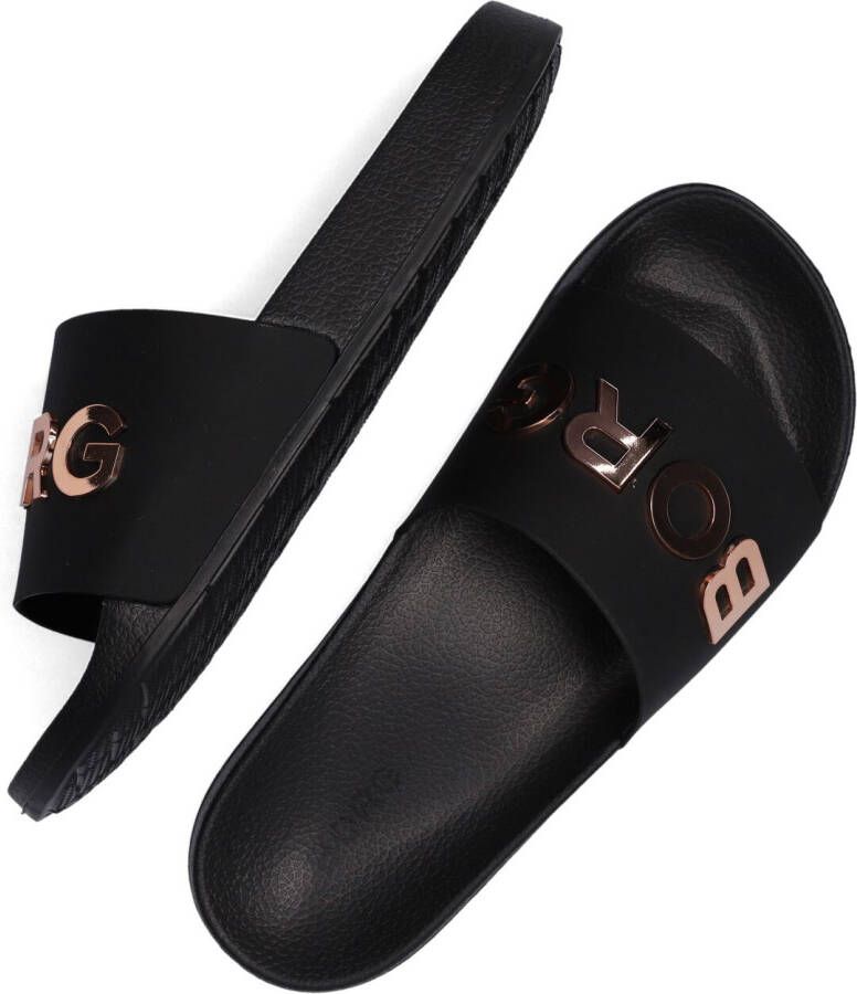 BJORN BORG Zwarte Slippers Knox Mld M