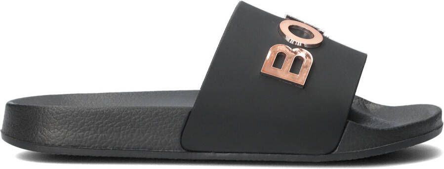 BJORN BORG Zwarte Slippers Knox Mld Met K