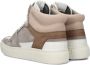 Blackstone KEYLA YL52 BONE BROWN HIGH SNEAKER Vrouw BONE BROWN - Thumbnail 4