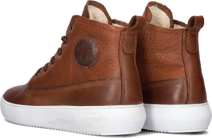 Blackstone Bruine Hoge Sneaker Aspen